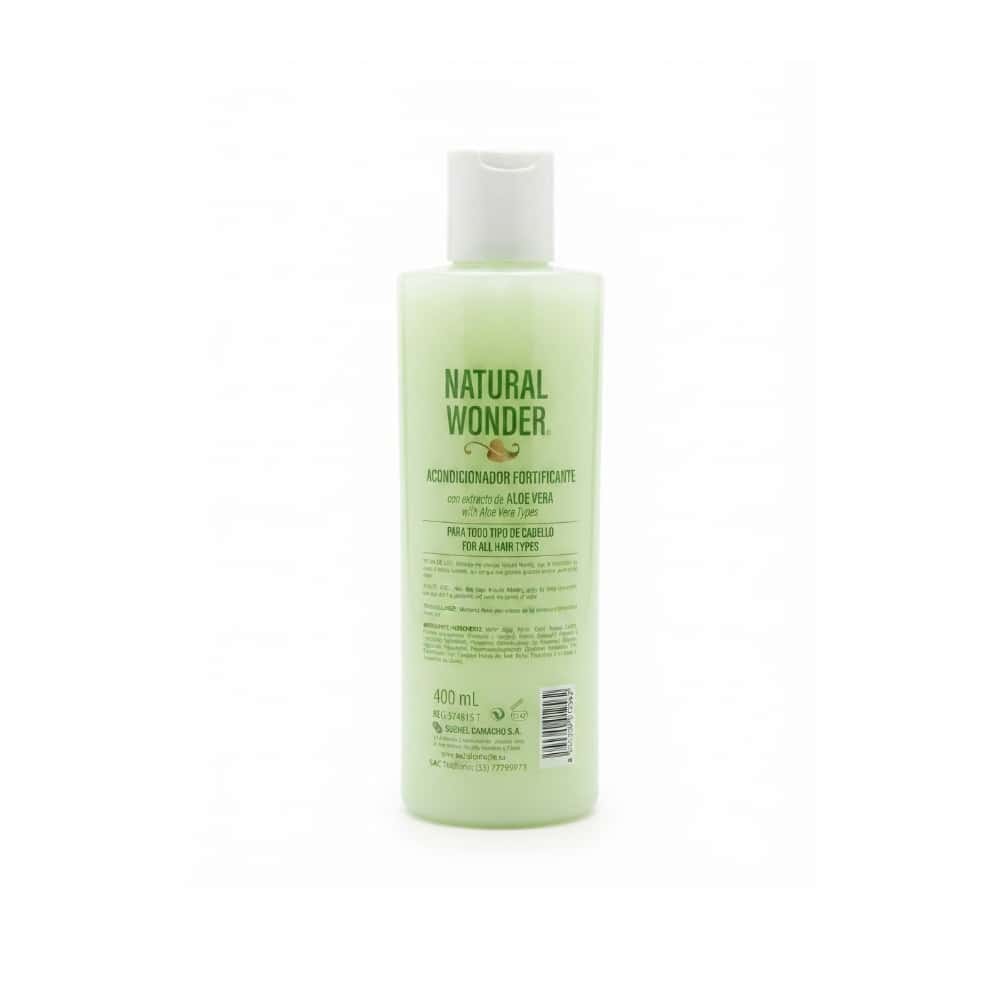 Juego de champú y acondicionador fortificante con aloe vera Natural Wonder (2 x 400 ml) - Miniatura 3