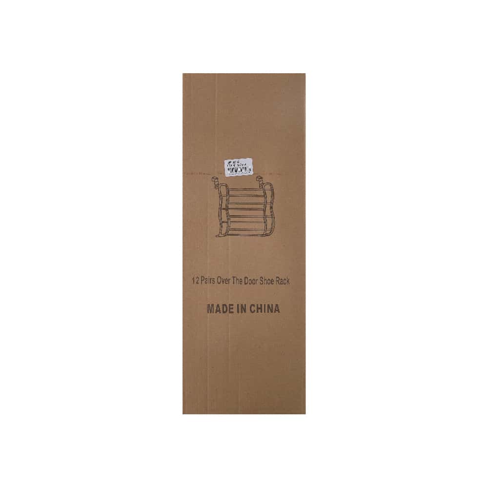 Organizador blanco de zapatos de 4 niveles sobre la puerta Home Deluxe - Miniatura 3
