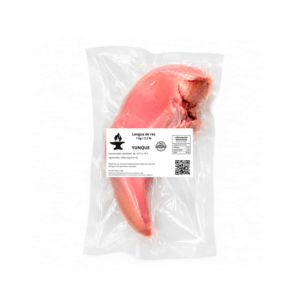 Lengua de res natural Yunque (1 kg / 2.2 lb) - Miniatura 2