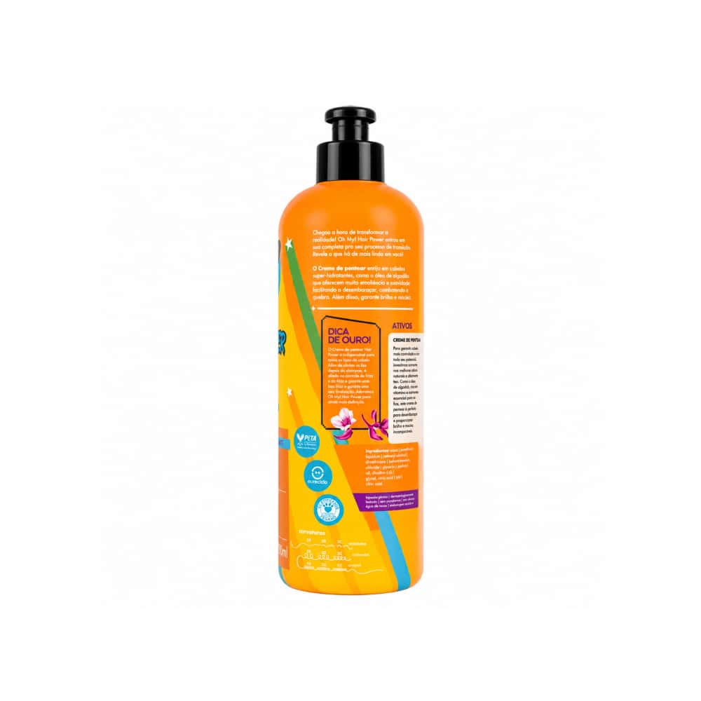 Crema para peinar desenredante Hair Power Oh My! Cosmetics (500 ml) - Miniatura 2