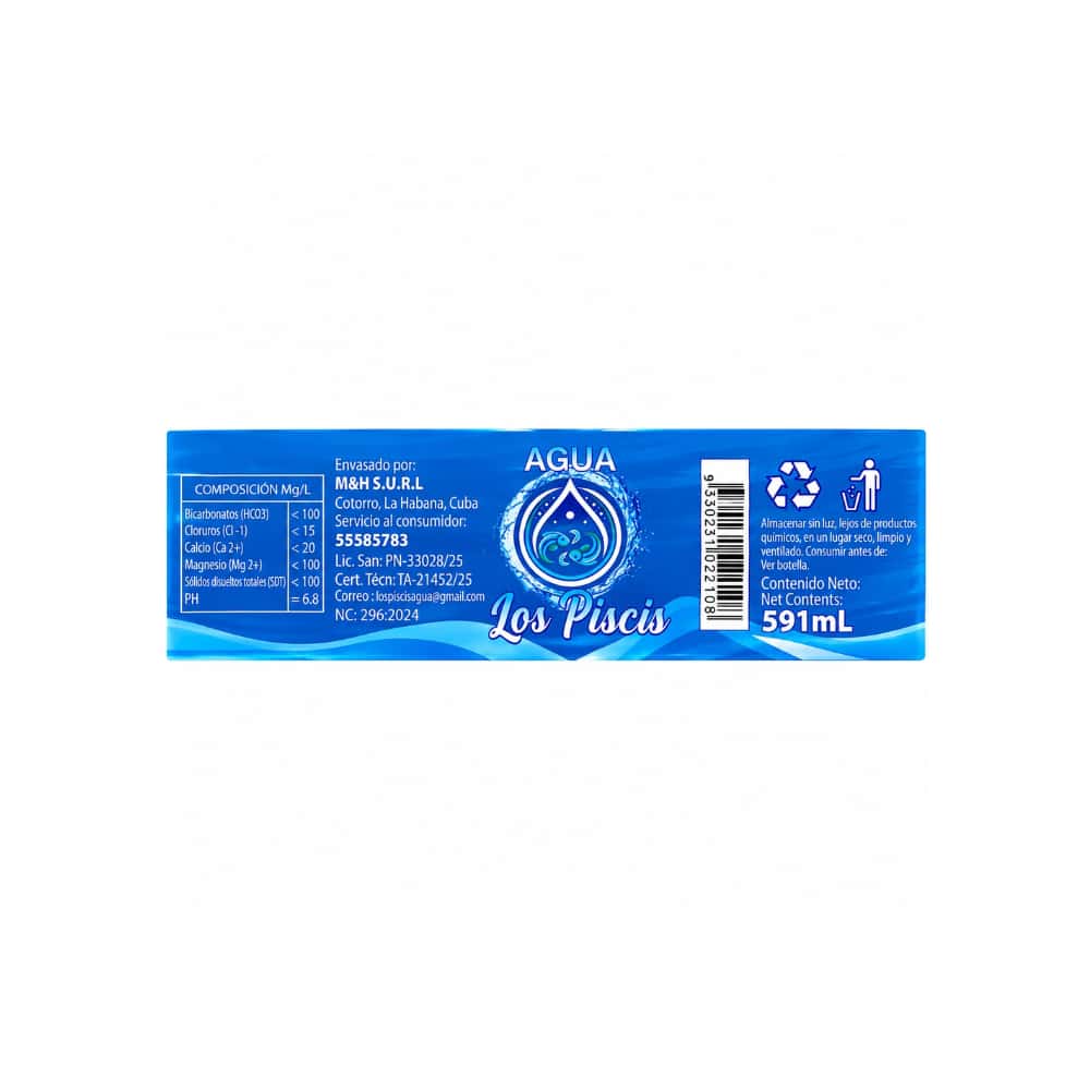 Agua purificada Los Piscis (3 x 591 ml) - Miniatura 2