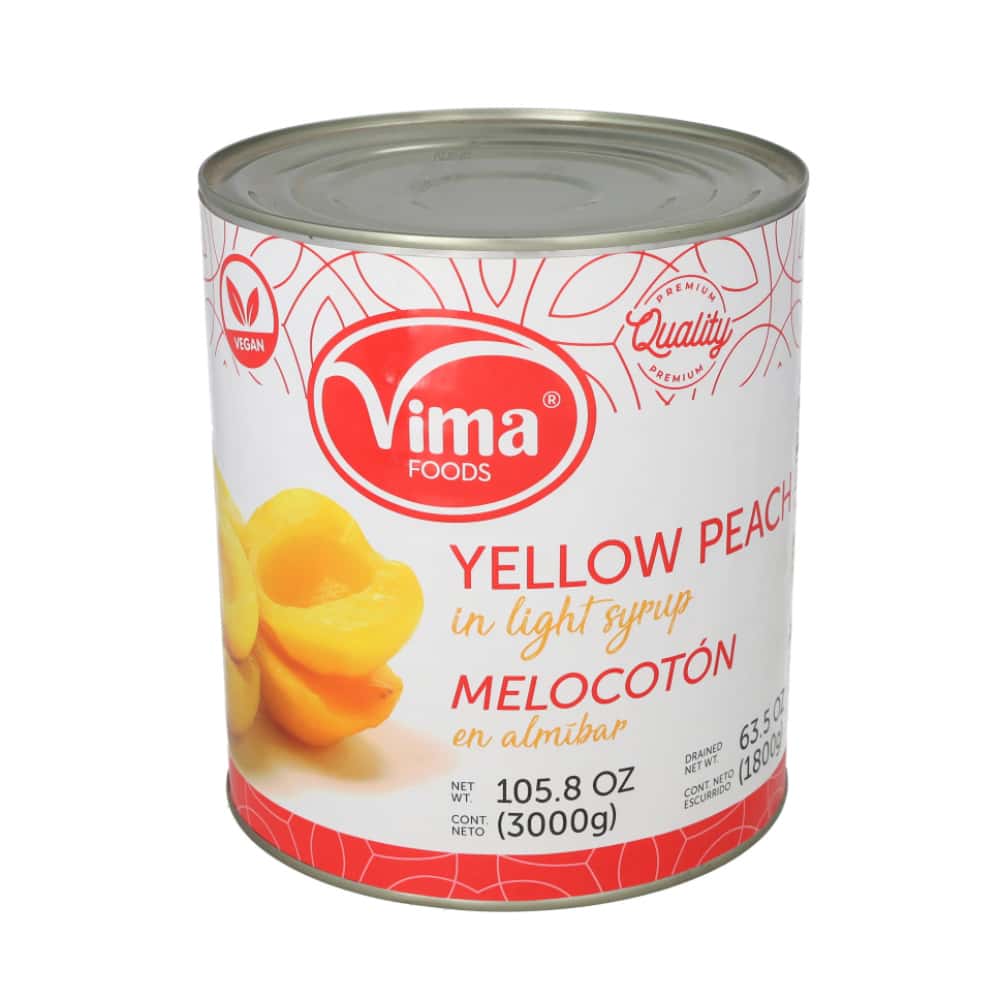 Melocotón en almíbar Vima Foods (3 kg / 6.61 lb) - Miniatura 1