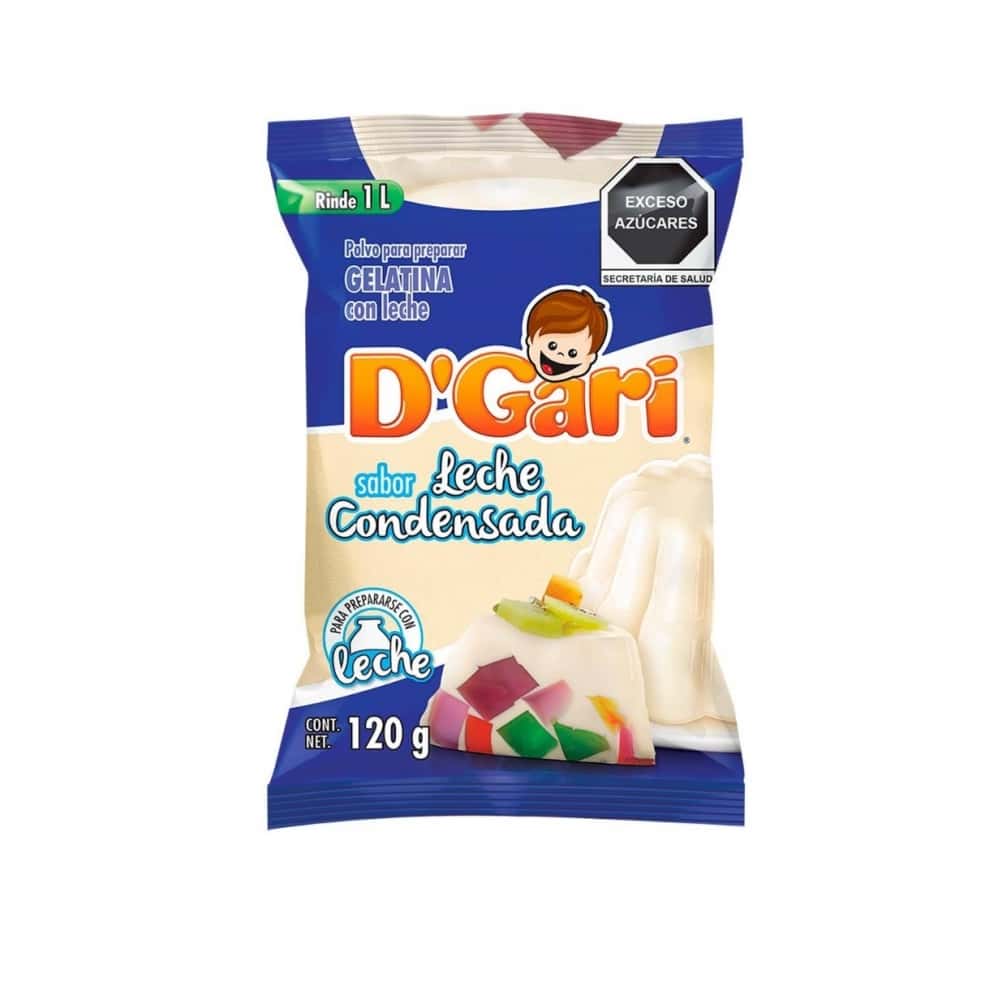 Gelatina de sabor leche condensada D'Gari (120 g / 4.23 oz) - Miniatura 1