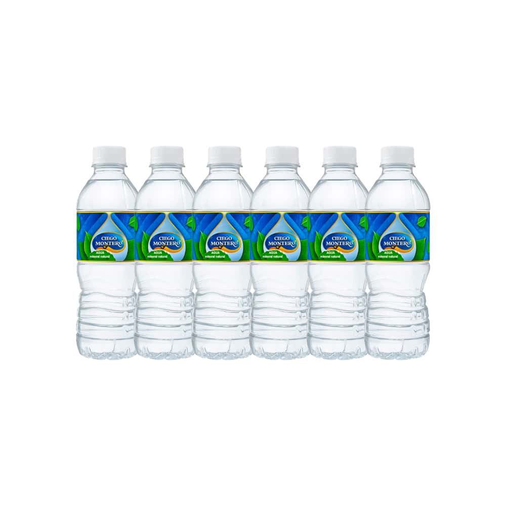 Agua mineral natural Ciego Montero (6 x 500 ml) - Miniatura 1