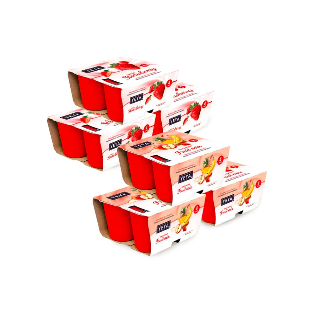 Yogurt pasteurizado sabor fresa + Yogurt pasteurizado sabor macedonia - Miniatura 1