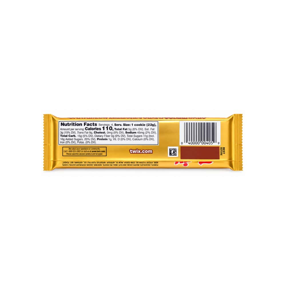 Barra de chocolate con leche y caramelo Twix (85.6 g / 3.02 oz) - Miniatura 3
