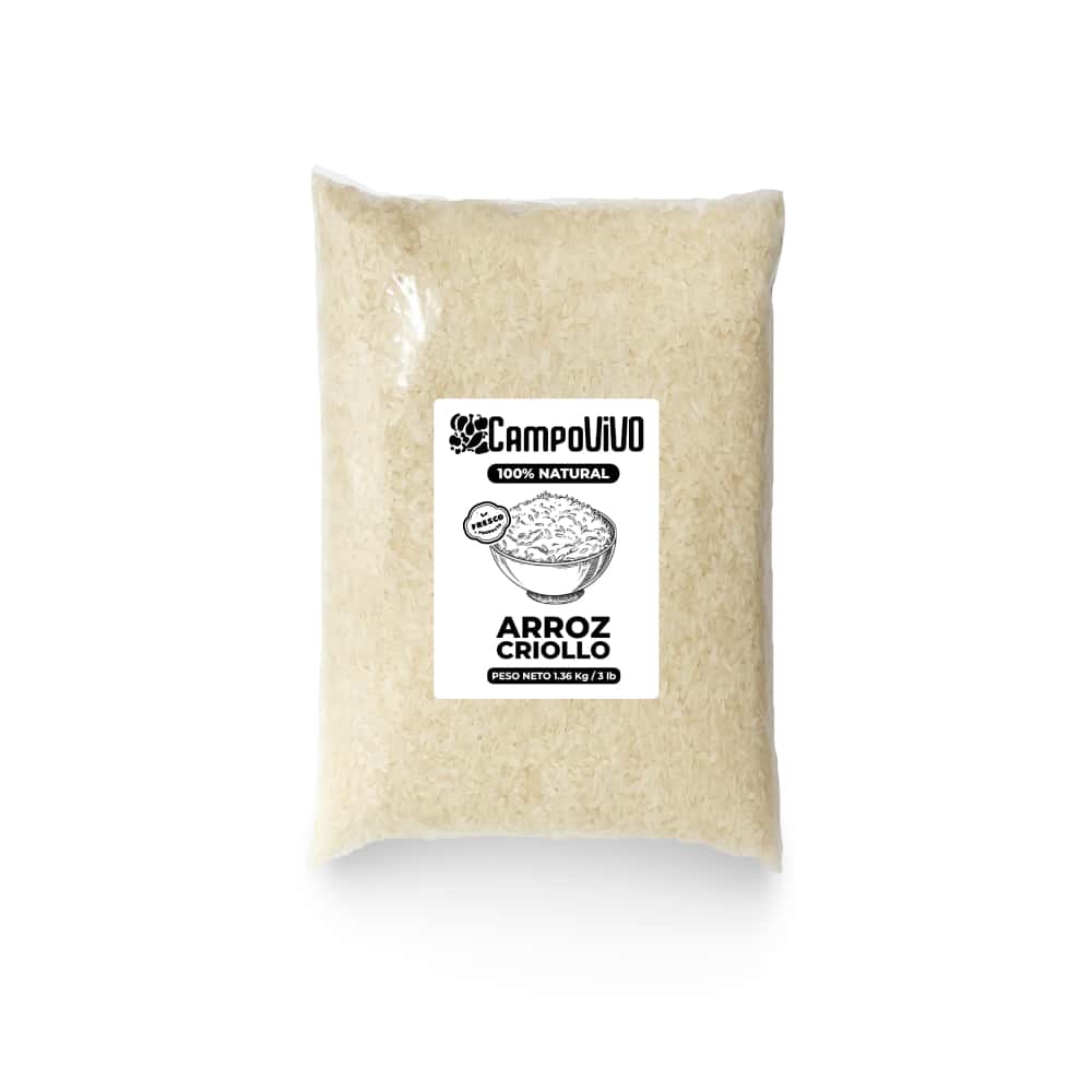 Arroz criollo Campo Vivo (1.36 kg / 3 lb) - Miniatura 1