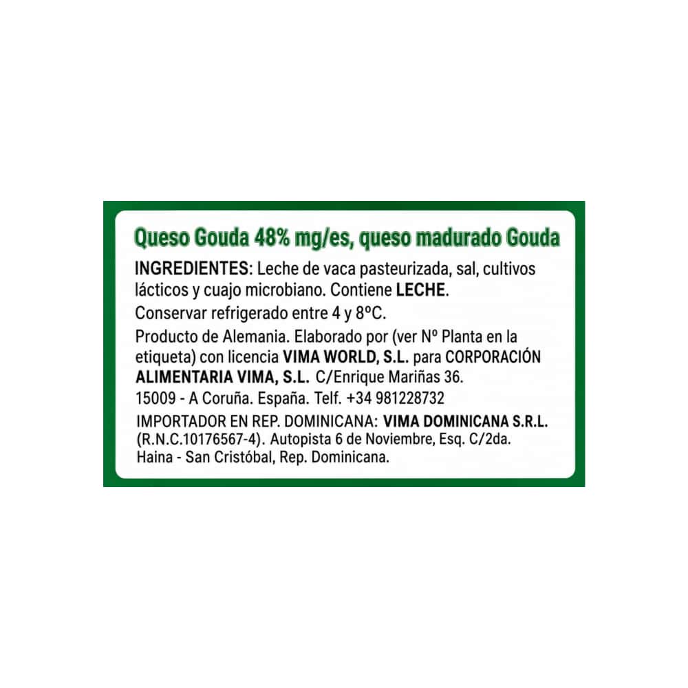 Queso Gouda Vima Foods (3 kg / 6.61 lb) - Miniatura 2