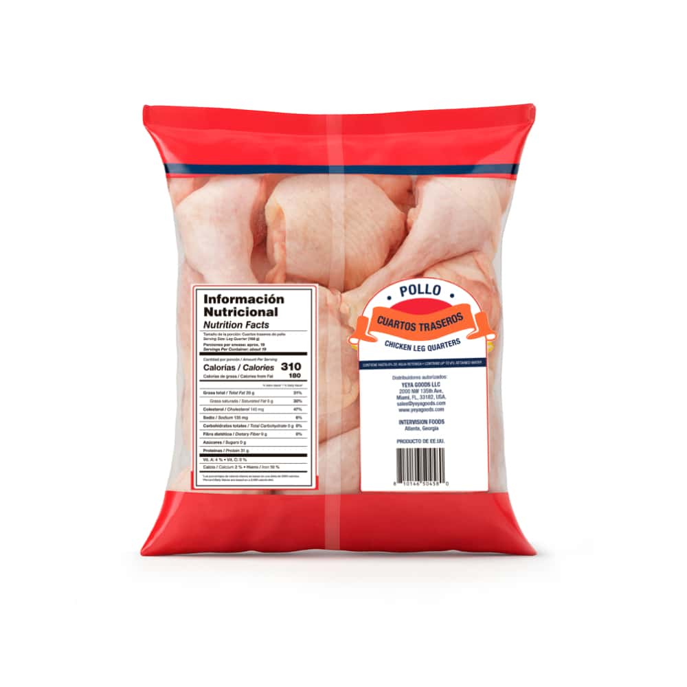 Caja de cuartos traseros de pollo Mar Jac -YEYA (15 kg / 33 lb) - Miniatura 3