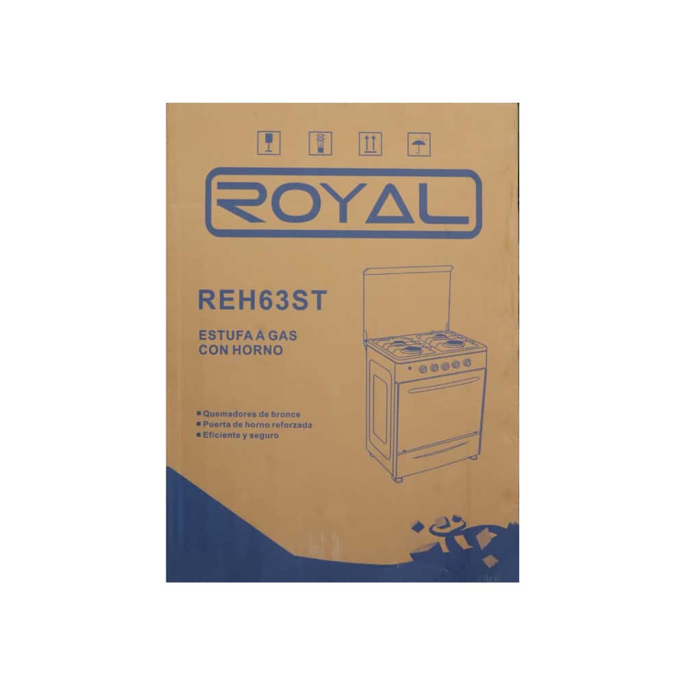 Estufa de gas con horno Royal REH63ST - Miniatura 3