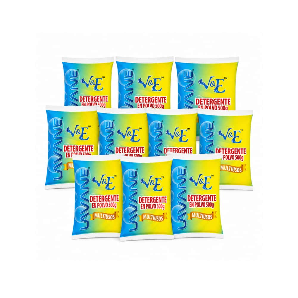 Detergente en polvo multiuso con aroma floral Lavane (10 x 500 g / 1.1 lb) - Miniatura 1