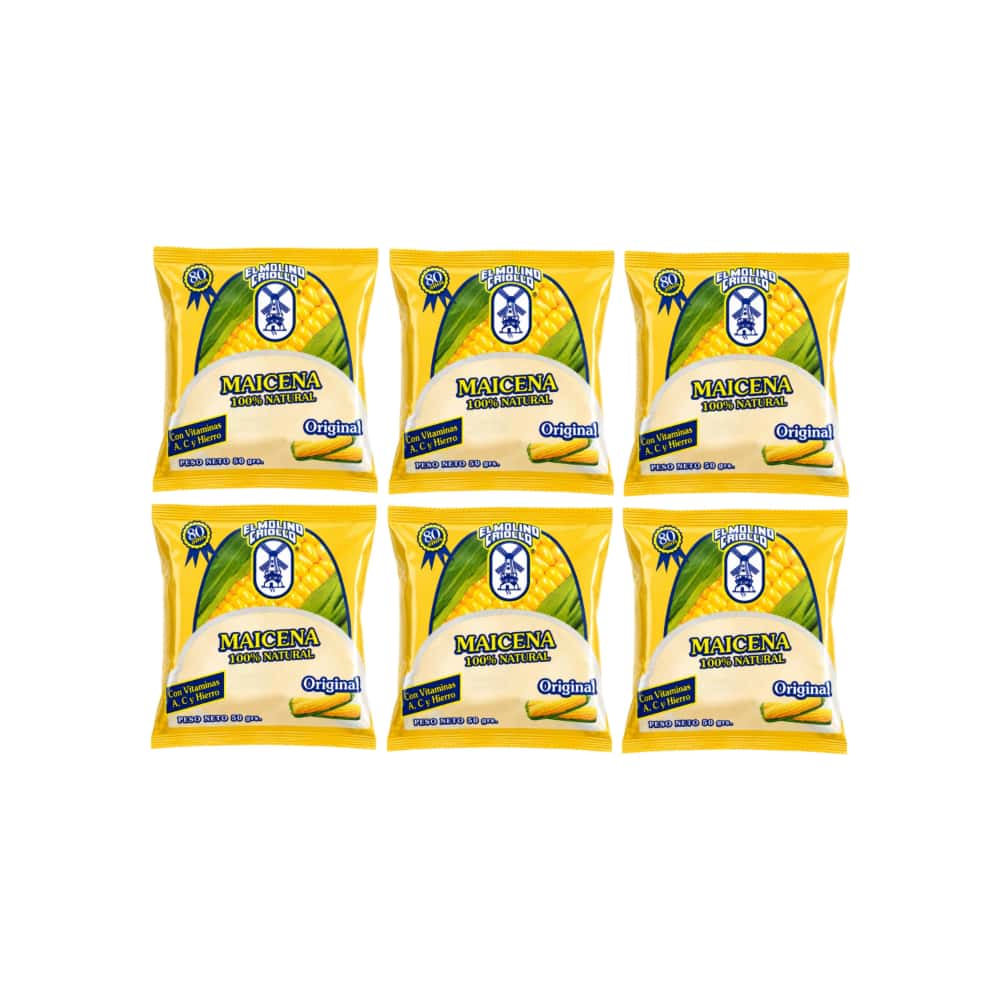 Maicena 100% natural El Molino Criollo (6 x 50 g / 1.76 oz) - Miniatura 1