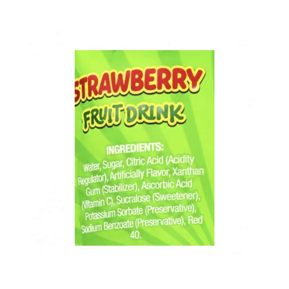Bebida de frutas con sabor artificial a fresa Gayeyitas (180 ml / 6.1 fl oz) - Miniatura 3