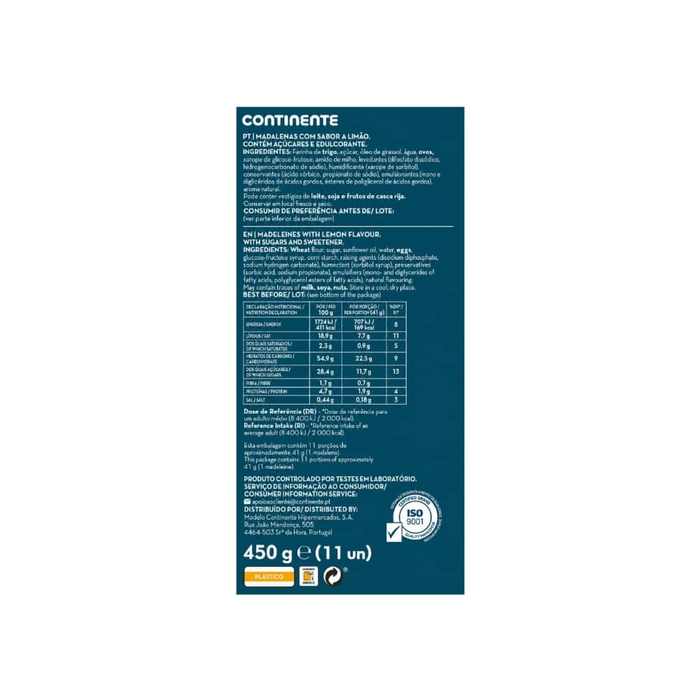 Magdalenas Continente (450 g / 15.87 oz) - Miniatura 3