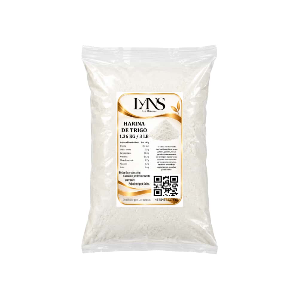 Harina de trigo Los Meneses (1.36 kg / 3 lb) - Miniatura 1