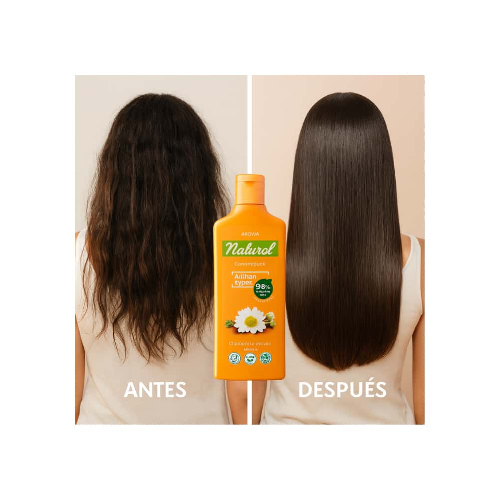 Acondicionador para todo tipo de cabello con extracto de manzanilla Aroma Natural (400 ml) - Miniatura 4