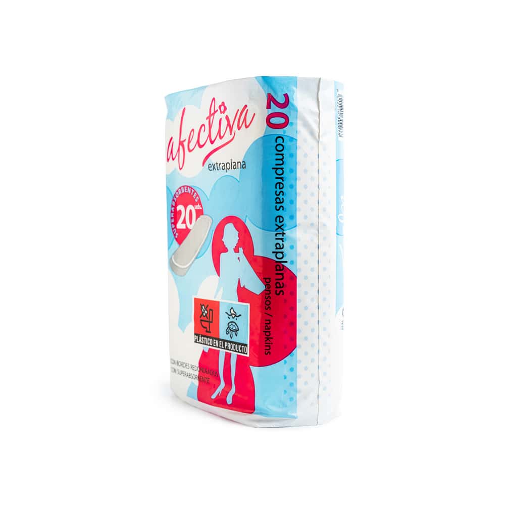 Íntima compresa extraplana Afectiva (20 U) - Miniatura 3