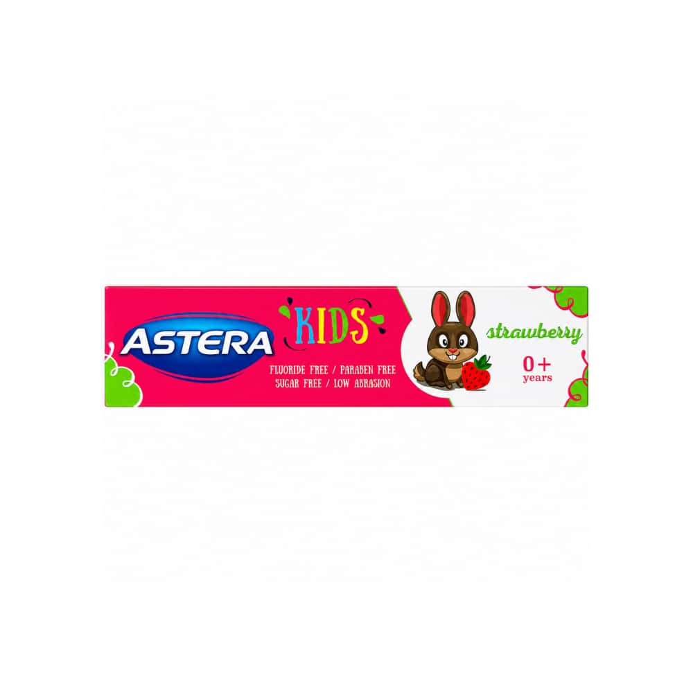 Pasta dental infantil sabor fresa 0+ años Astera (50 ml) - Miniatura 2