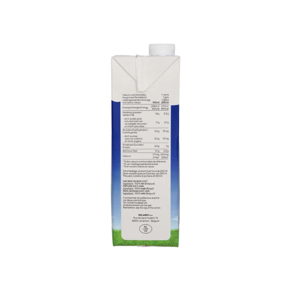 Leche semidesnatada Solarec (1 L) - Miniatura 3