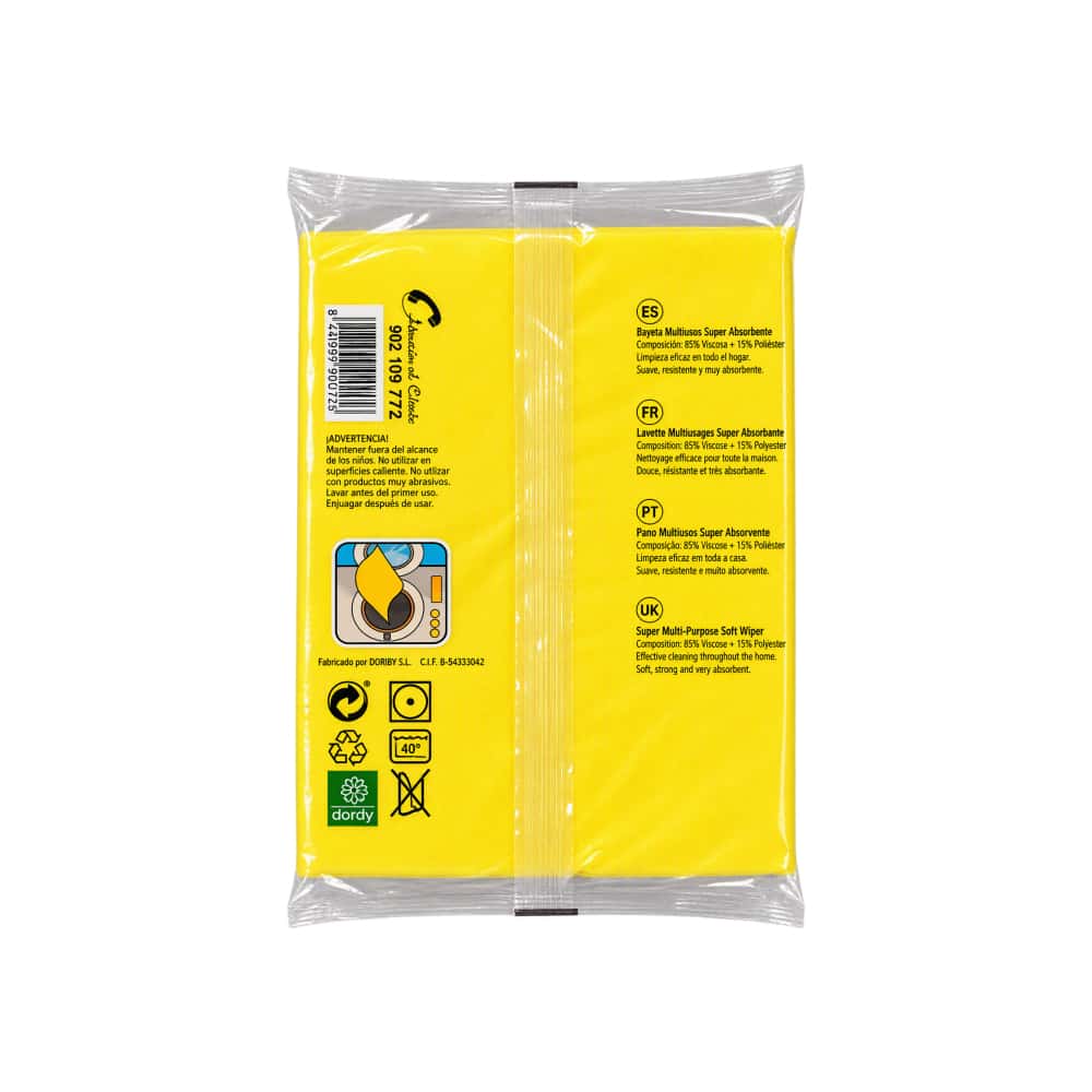 Bayetas multiusos super absorbentes Sayma (3 U) - Miniatura 2
