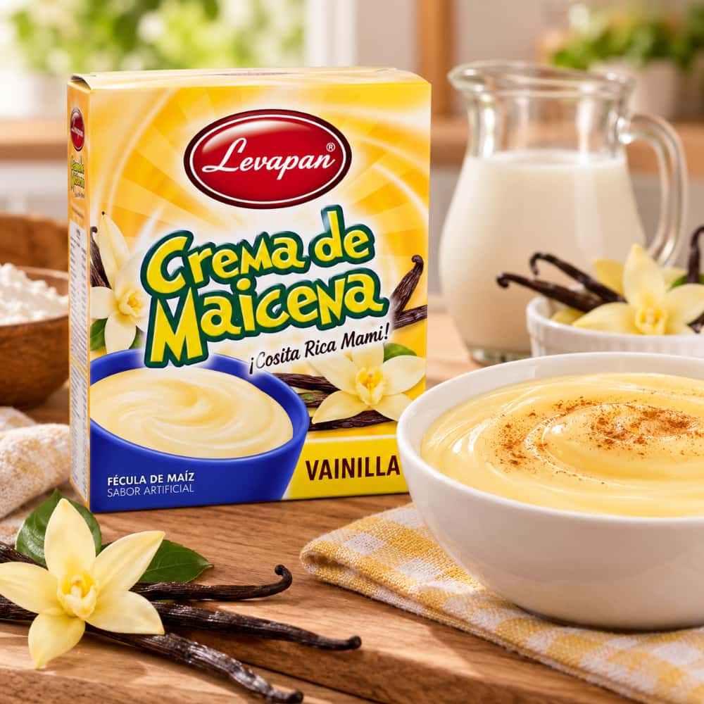 Crema de maicena con sabor a vainilla Levapan (47 g / 1.66 oz) - Miniatura 4