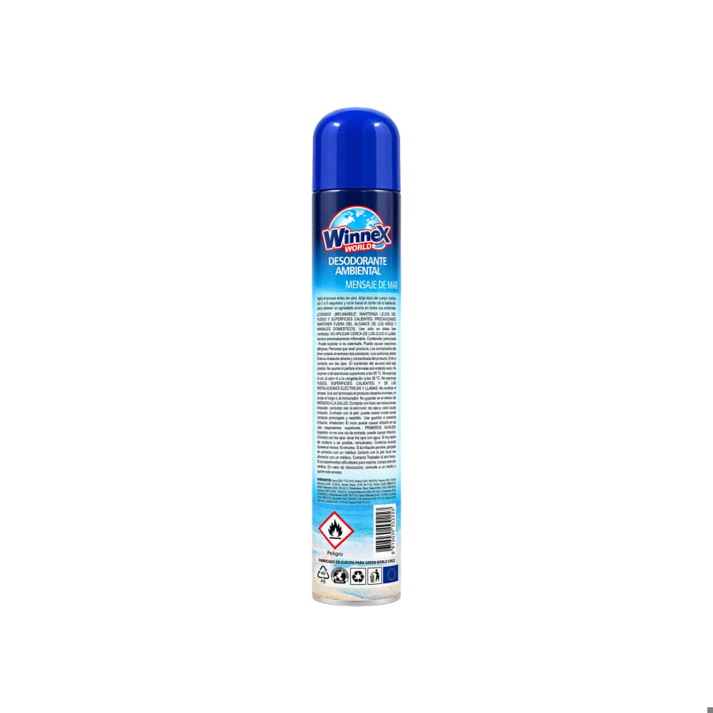Desodorante ambiental Mensaje de Mar Be Winnex World (400 ml) - Miniatura 2