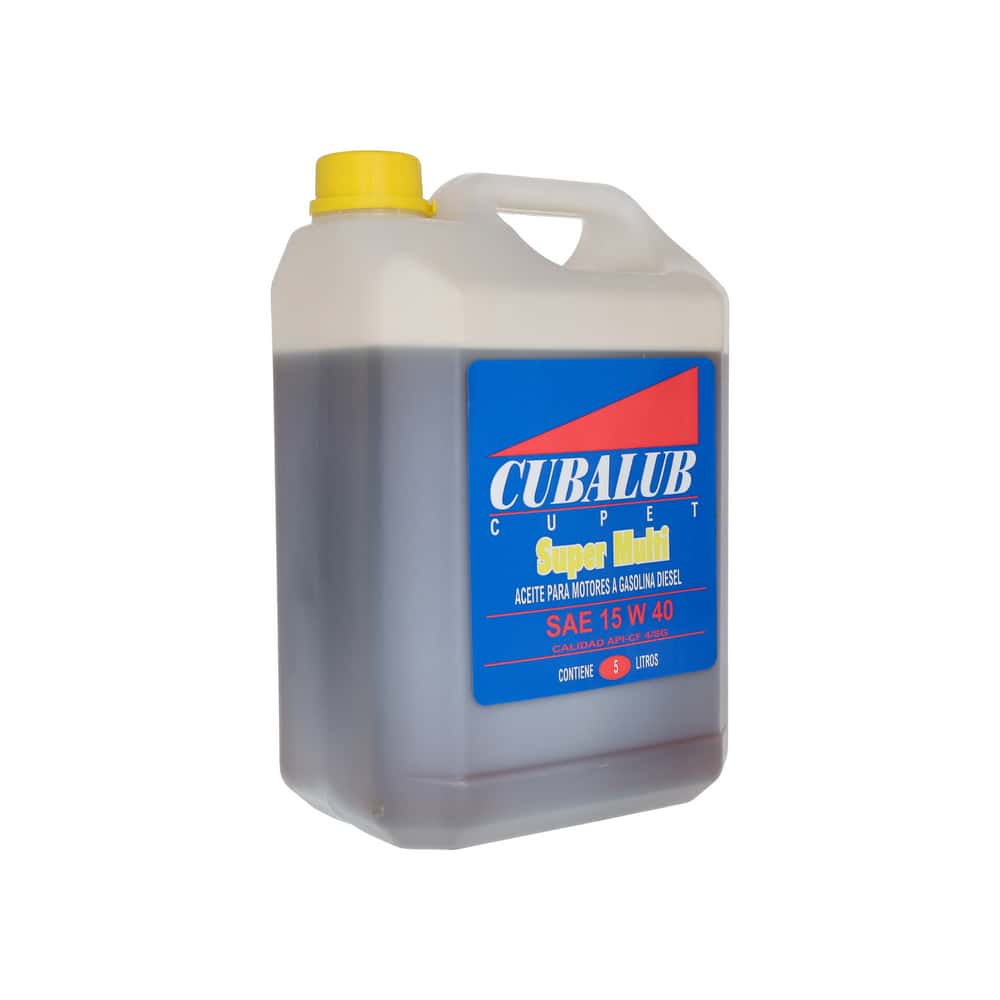 Aceite de motor Super Multi 15W-40 Cubalub (5 L) - Miniatura 2