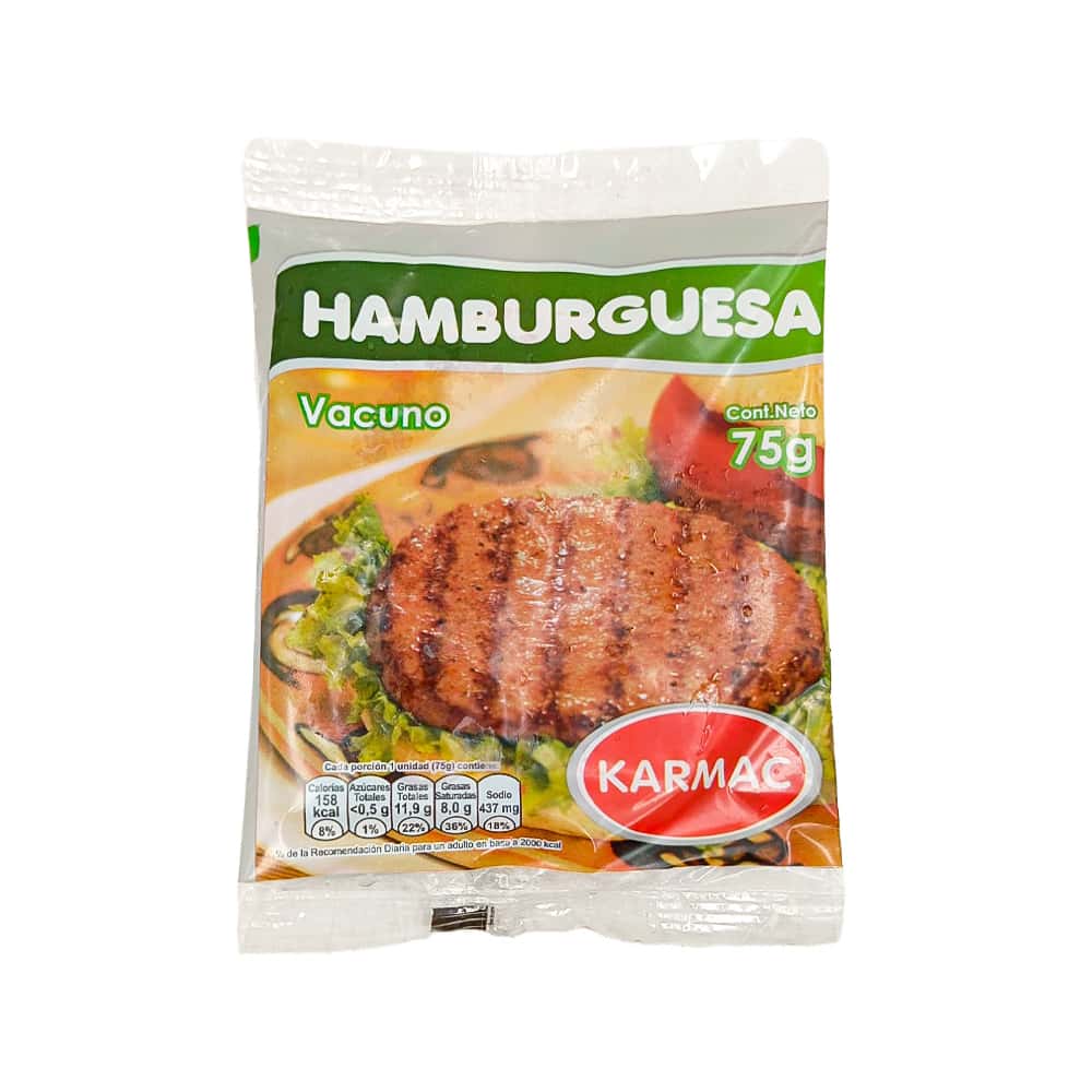 Hamburguesa de vacuno Karmac (75 g / 2.6 oz) - Miniatura 1