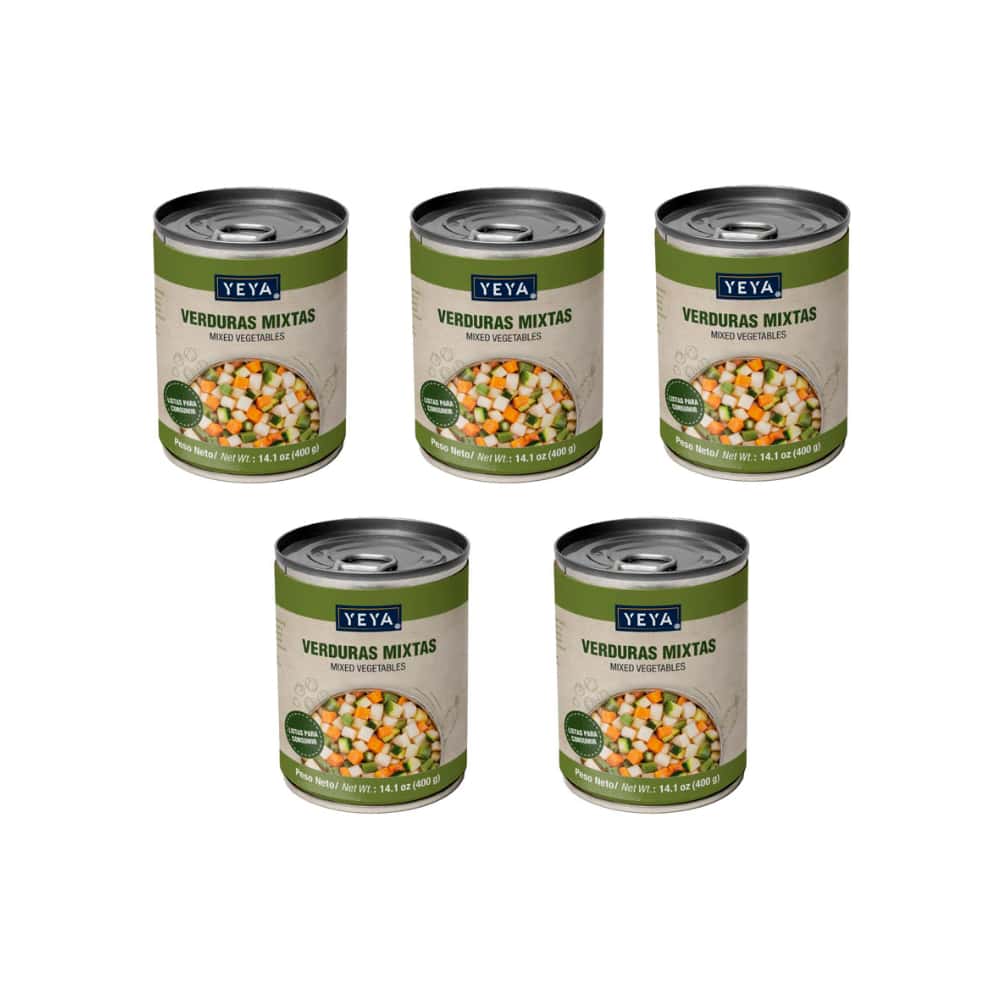 Verduras Mixtas YEYA (5 x 400 g / 14.1 oz) - Miniatura 1