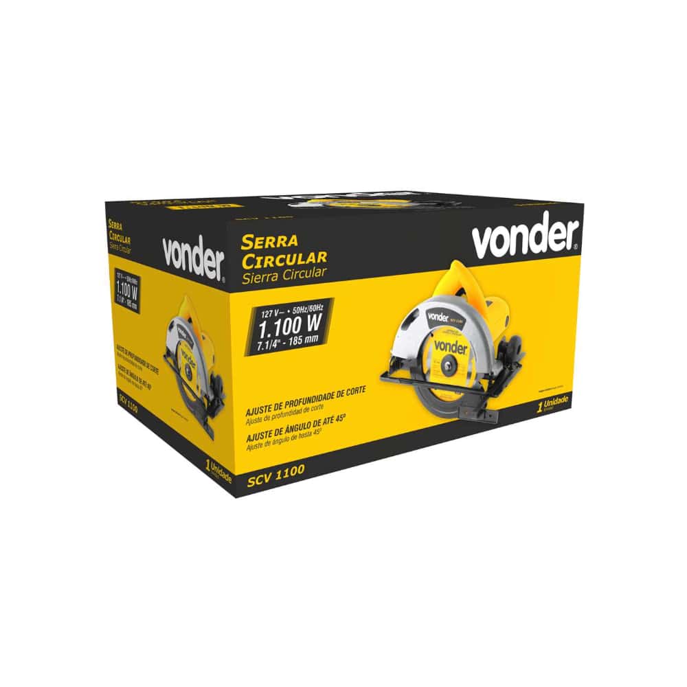 Sierra circular de 7 1/4" 127 V Vonder SCV1100 - Miniatura 2