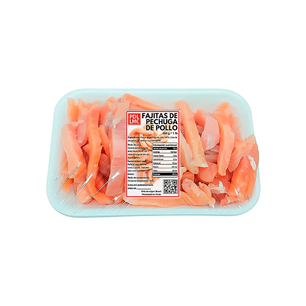 Fajitas de pechuga de pollo PDL LMC (454 g / 1 lb) - Miniatura 2