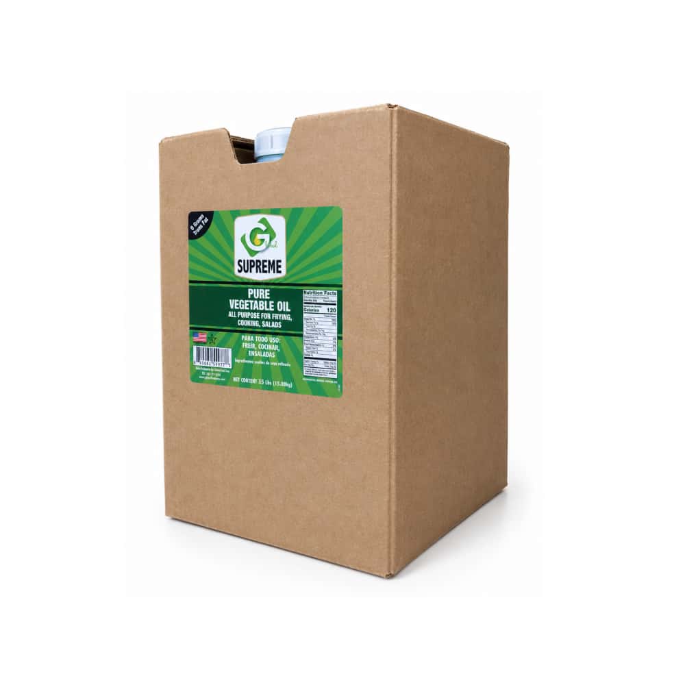 Aceite vegetal puro Global Supreme (15.88 kg / 35 lb) - Miniatura 1