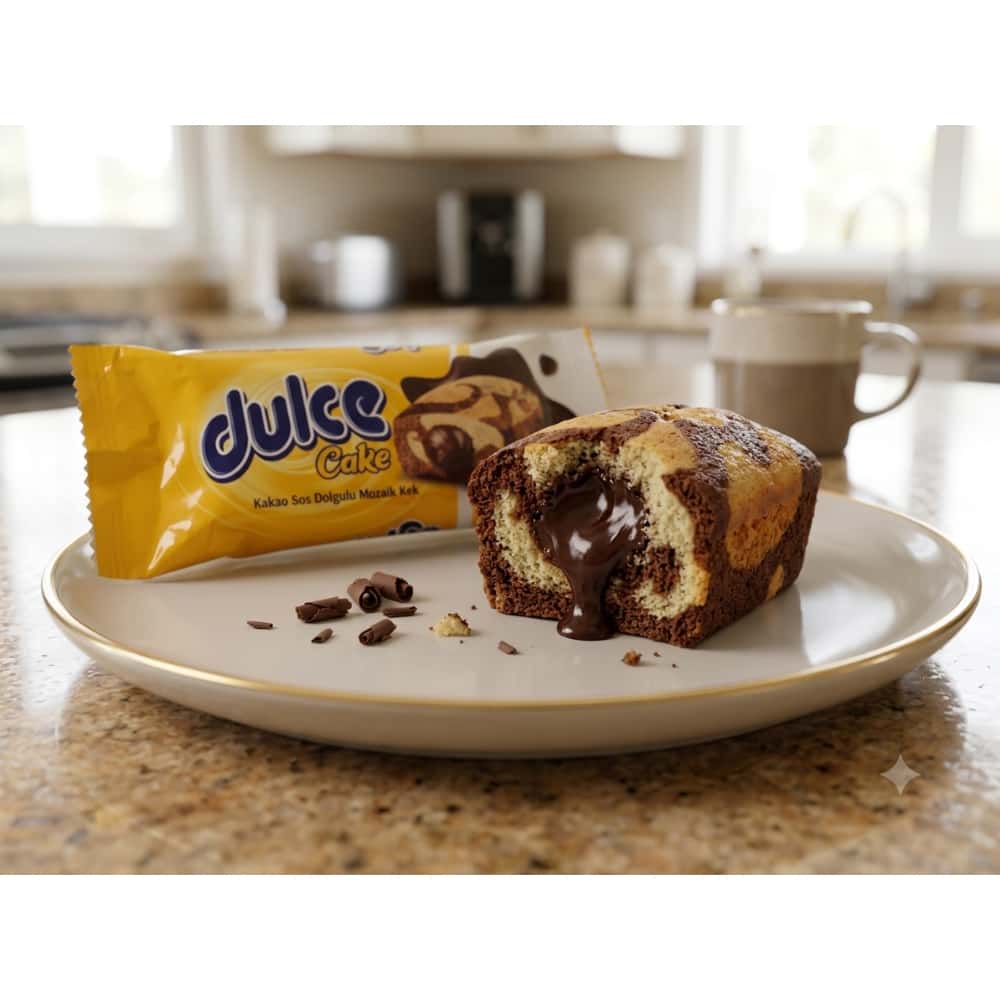 Pastel marmoleado relleno con salsa de cacao Dulce (40 g / 1.41 oz) - Miniatura 4