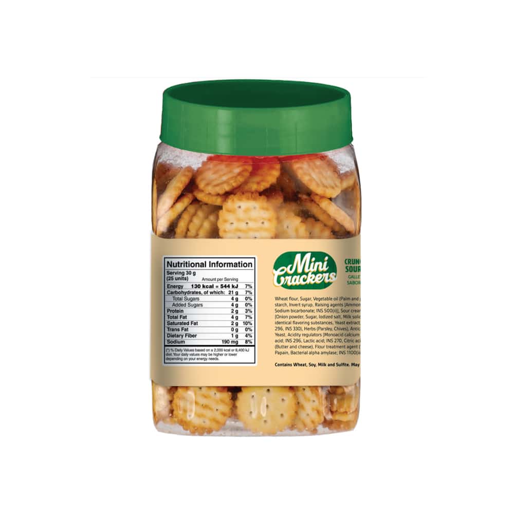 Galleticas saladas sabor crema y cebolla YEYA (6 x  227 g ) - Miniatura 3