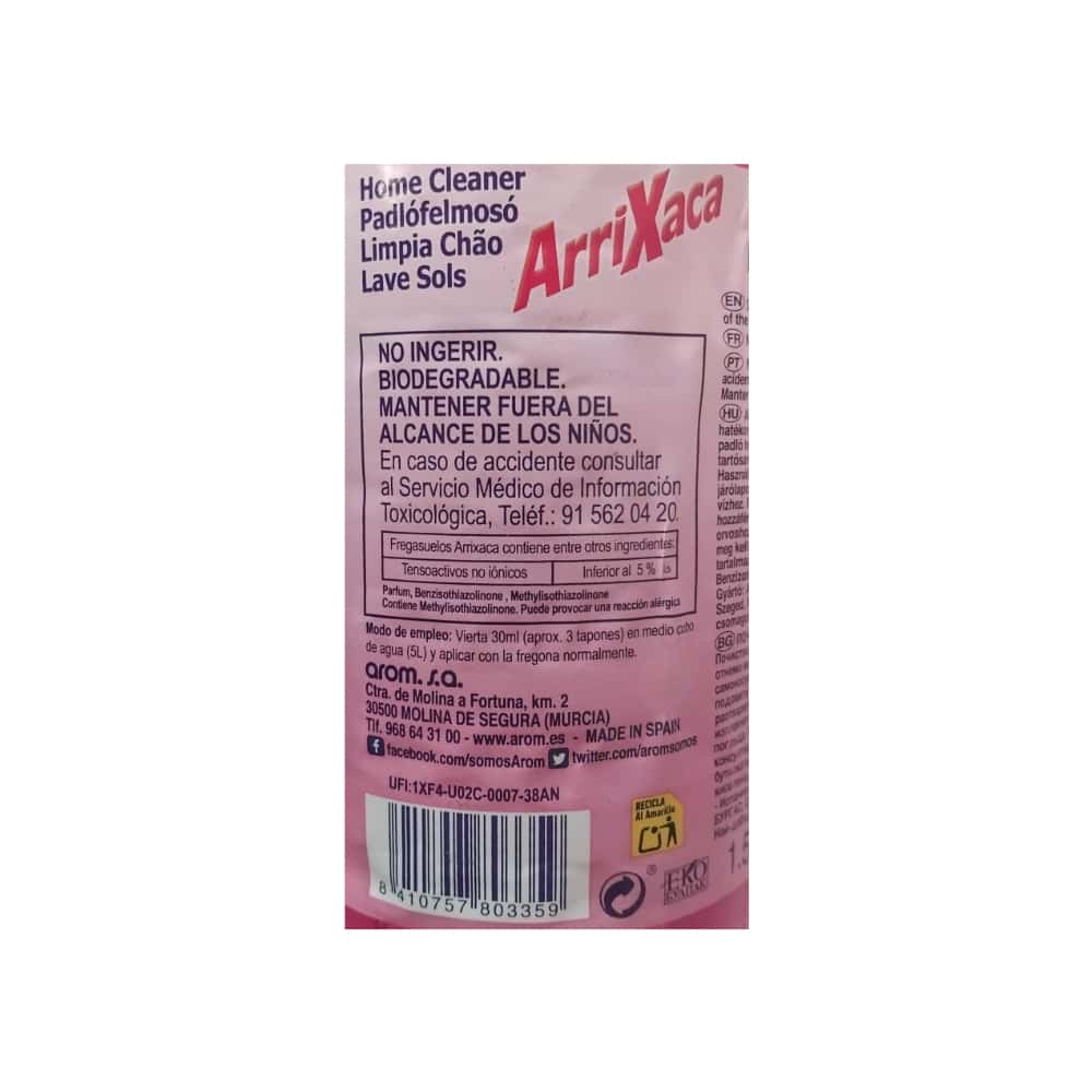 Friegasuelos aromático flor de cerezo Arrixaca (1.5 L) - Miniatura 4