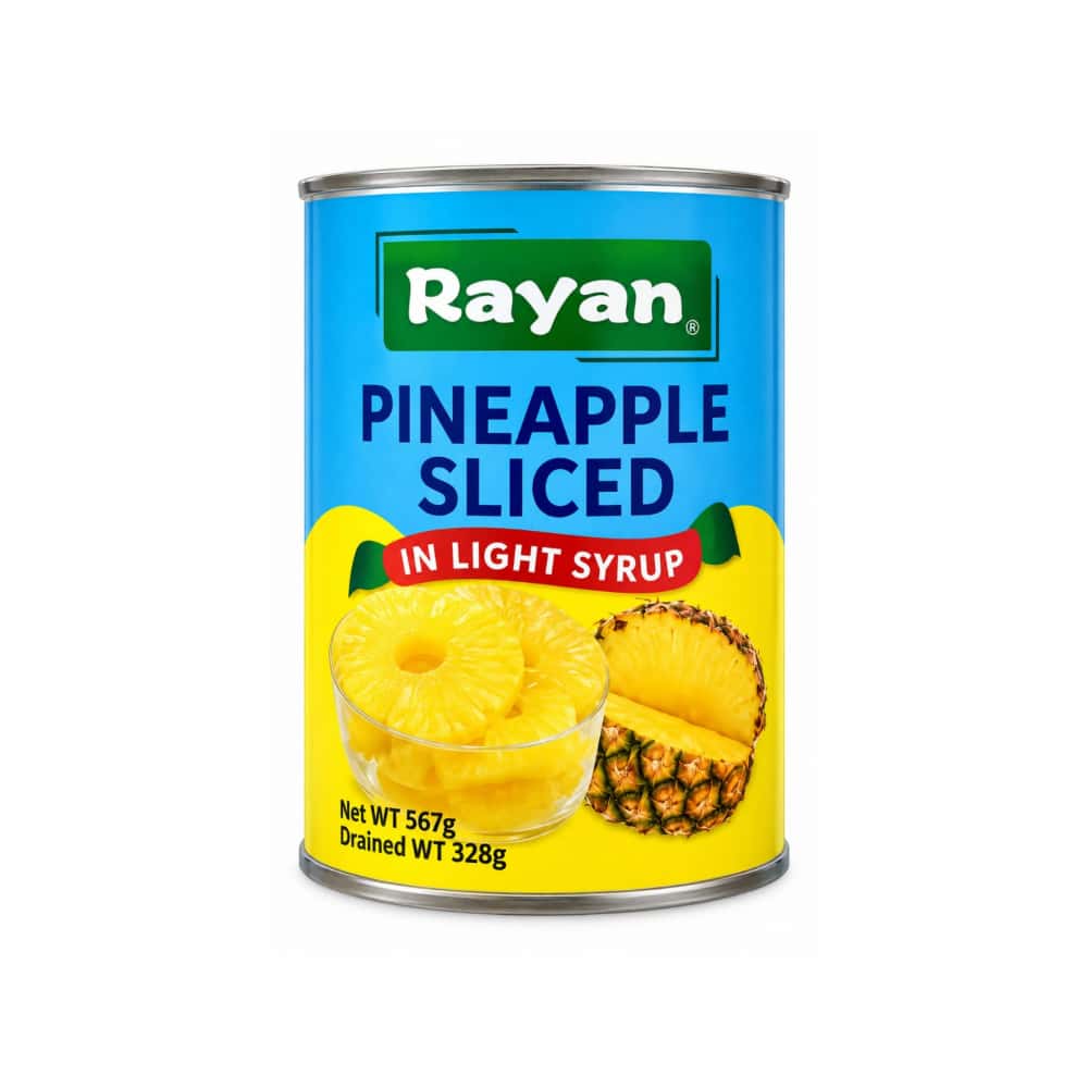 Rodajas de piña en almíbar ligero Rayan (567 g / 1.25 lb) - Miniatura 1