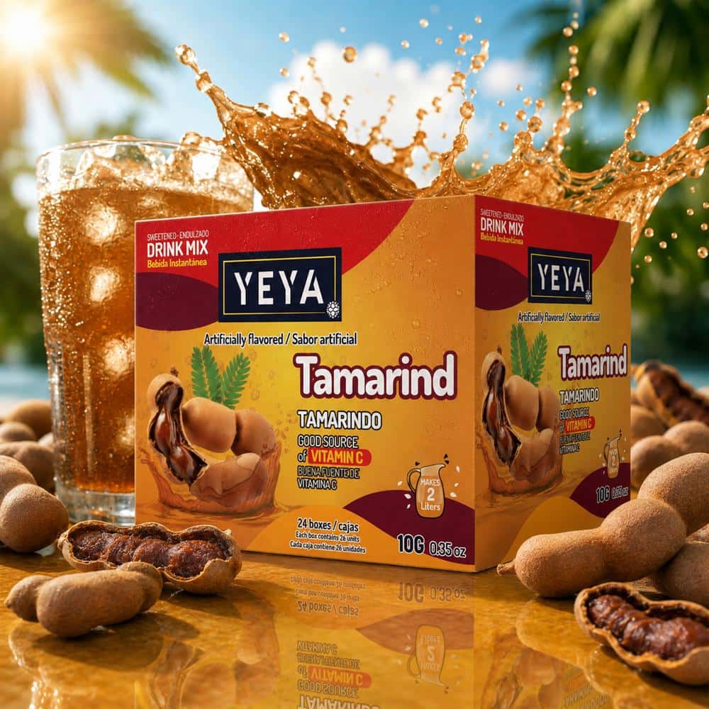 Refresco instantáneo sabor tamarindo YEYA (26 x 10 g / 0.35 oz) - Miniatura 2
