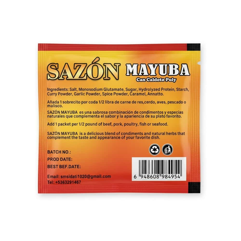 Sazón con varias especias Mayuba (5 g) - Miniatura 2
