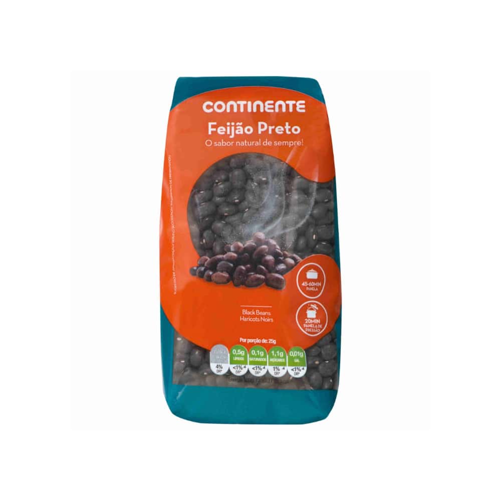 Frijoles negros Continente (500 g / 1.1 lb) - Miniatura 1