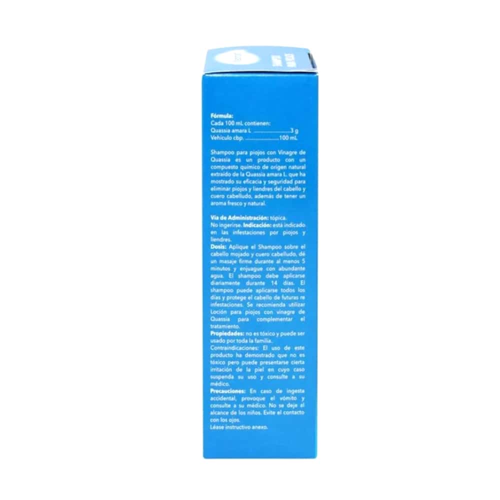 Champú para piojos vinagre de Quassia Medimart (120 ml / 4.22 fl. oz) - Miniatura 2