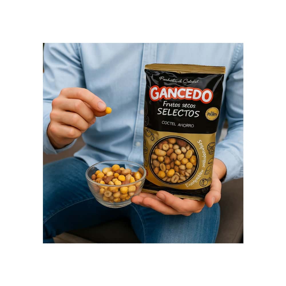 Cereal de avena integral sabor miel con almendras Quaker (35 g / 1.23 oz) + Frutos secos selectos Gancedo (175 g / 6.17 oz) - Miniatura 5