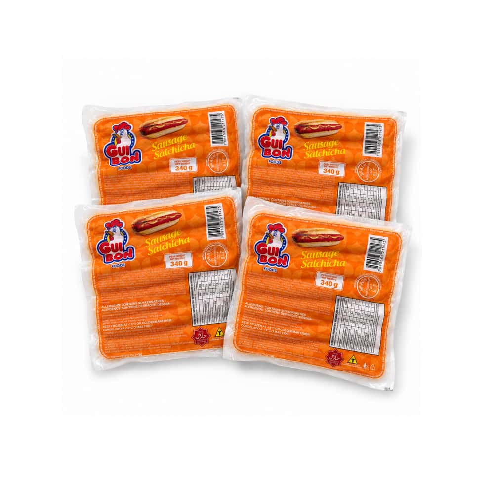 Salchichas de pollo Gui Bon Foods (4 x 340 g / 12 oz) - Miniatura 1