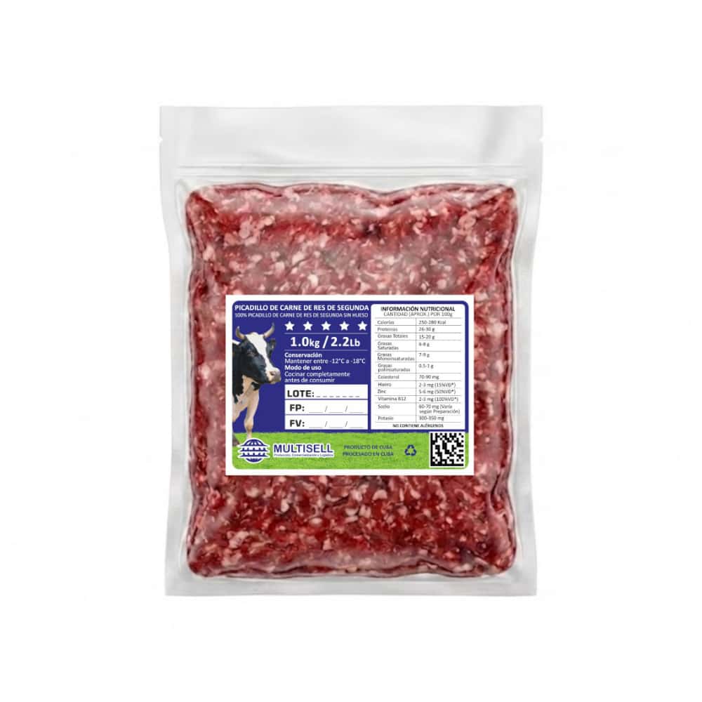 Picadillo de carne de res de segunda Multisell (1.0 kg / 2.2 lb) - Miniatura 2