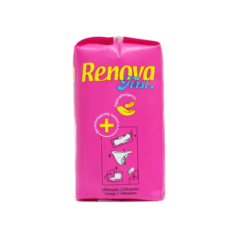 Toallas sanitarias ultrafinas con alas normal Renova (14 U) - Miniatura 4