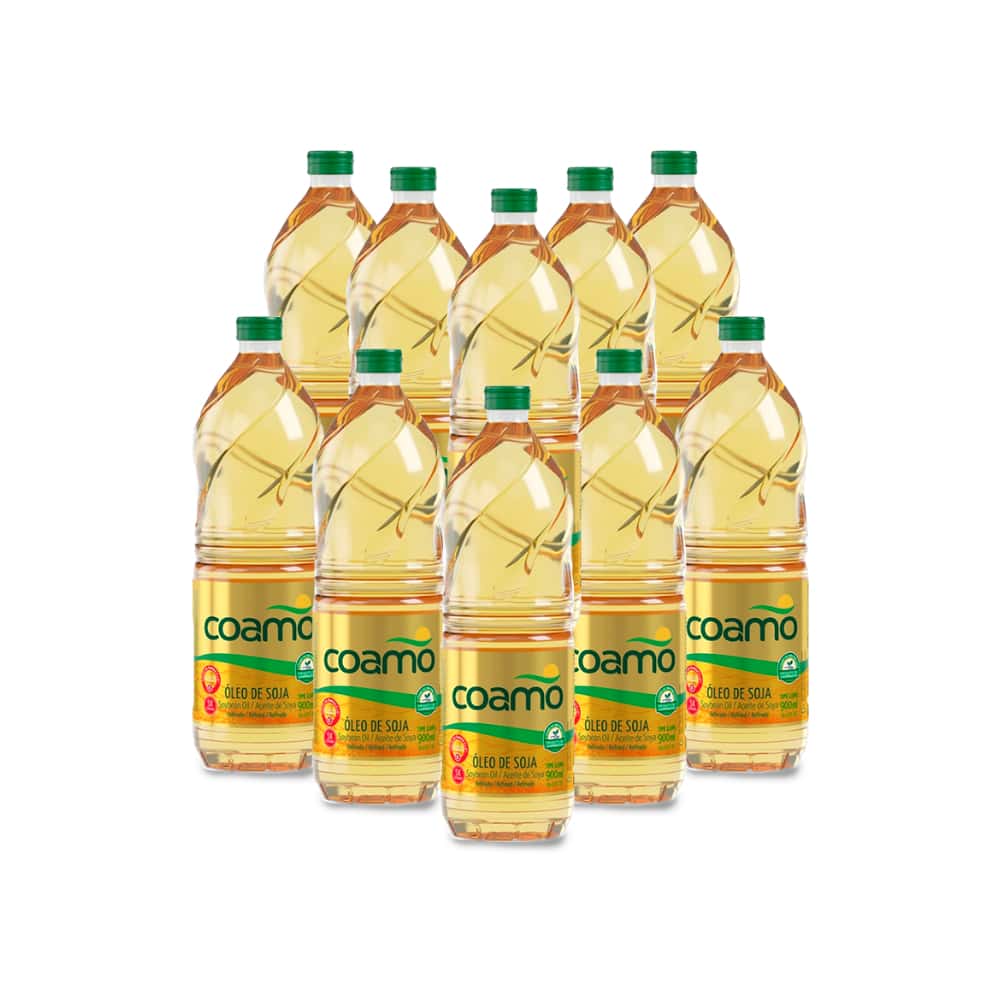 Aceite de soja refinado Coamo (10 x 900 ml) - Miniatura 1