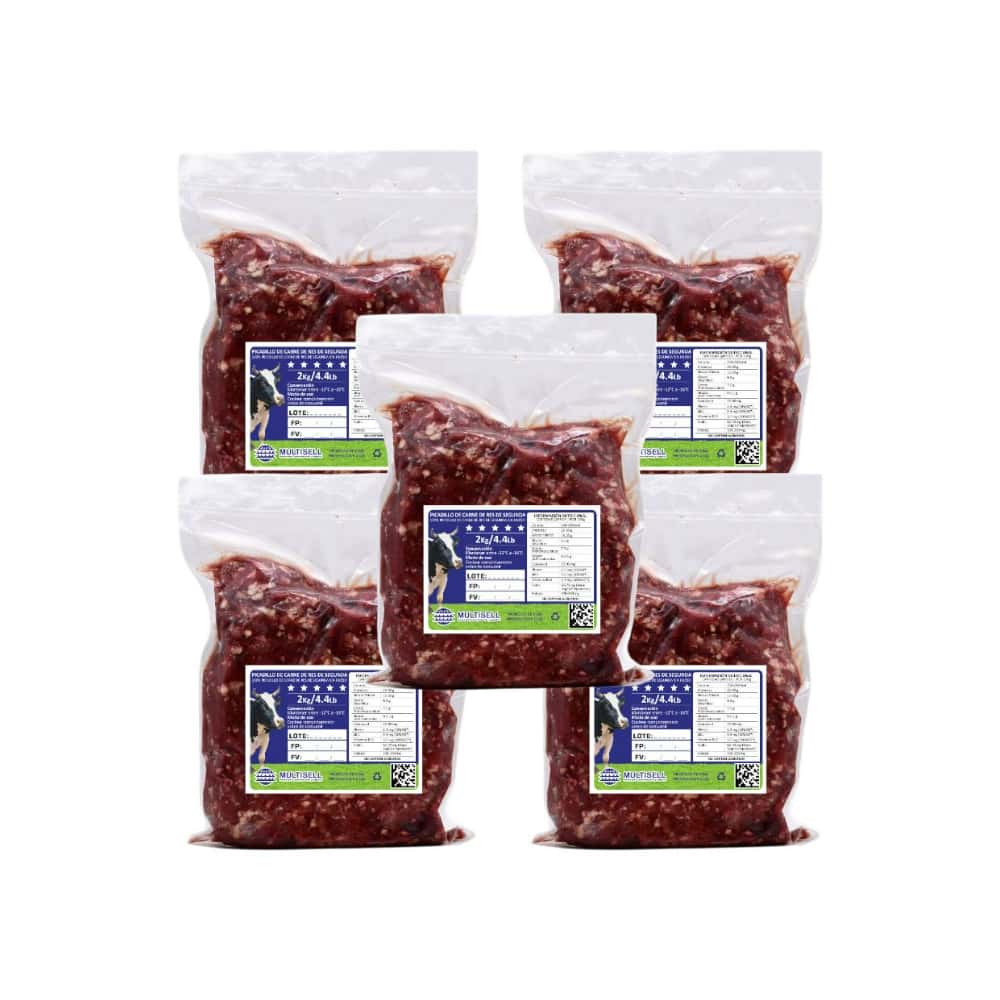 Picadillo de carne de res de segunda Multisell (5 x 2.00 kg / 4.4 lb) - Miniatura 1