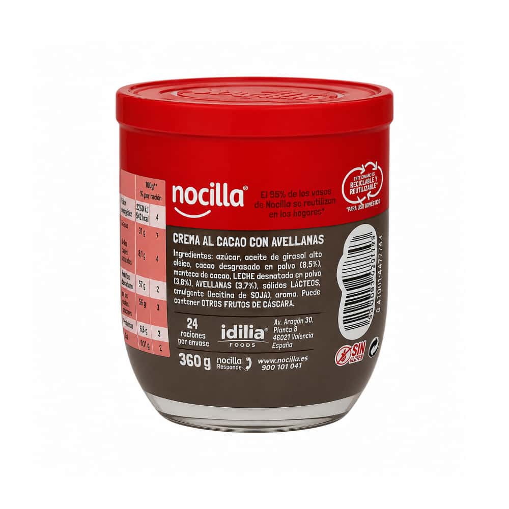 Crema al cacao con avellanas Nocilla (360 g / 12.7 oz) - Miniatura 2