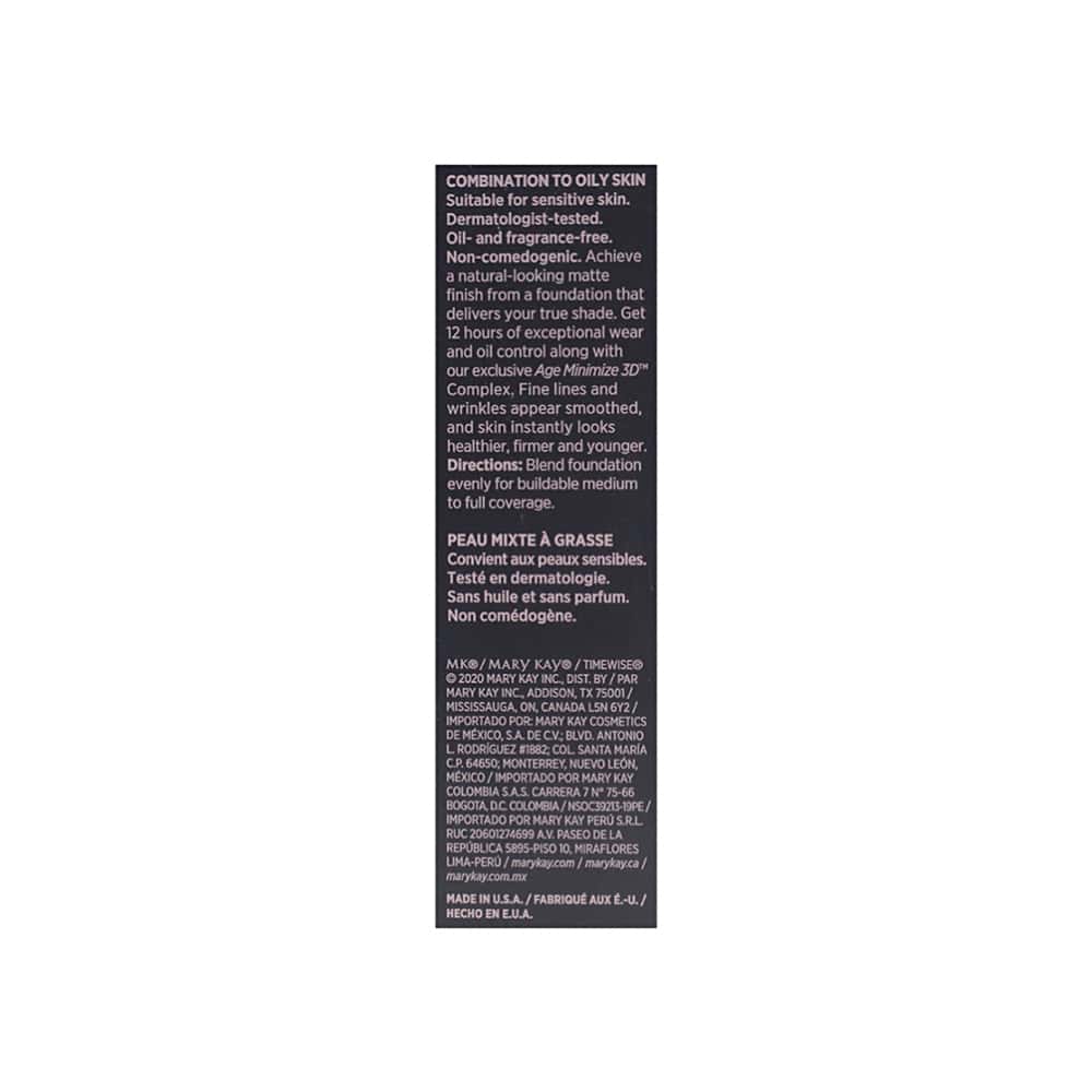 Base de maquillaje mate 3D Beige W 180 Mary Kay (30 ml / 1 oz) - Miniatura 4