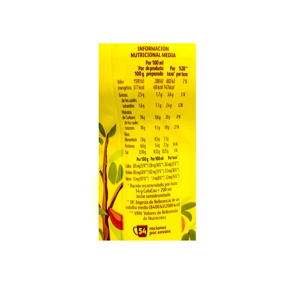Chocolate en polvo Colacao (760 g / 1.67 lb) - Miniatura 2