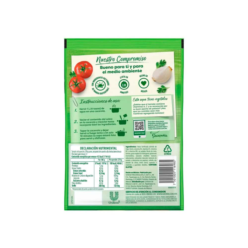 Sopa de letras Knorr (95 g / 3.35 oz) - Miniatura 5